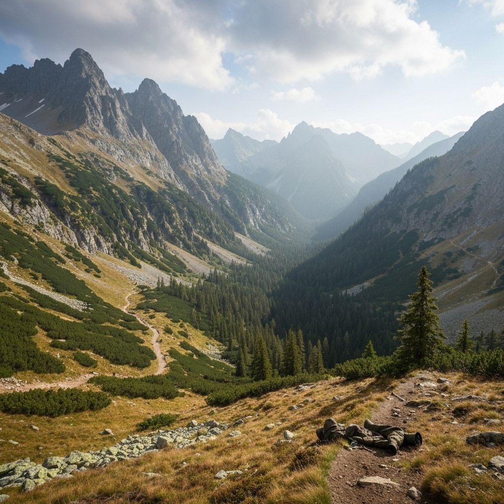Hunter overlooking canyon wilderness - RidgeKit founder in the field